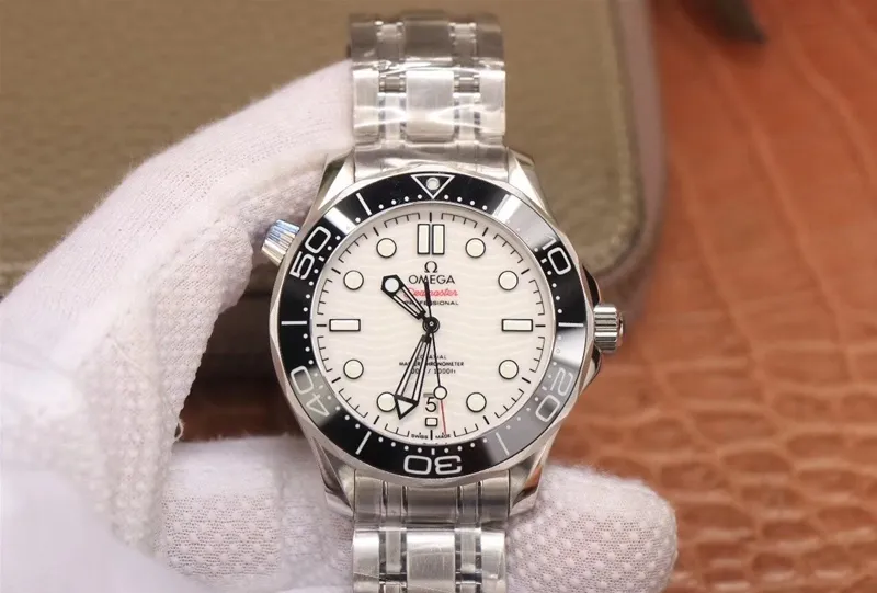 Omega Seamaster 210.30.42.20.04.001 300M VS factory 1:1 Best Edition Replica Watch White Ceramic Dial Swiss 8800